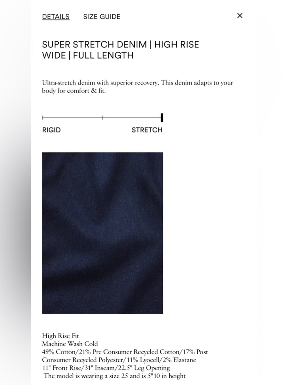 Frame Le Slim Palazzo Jeans Wide Leg - Picture 4 of 6